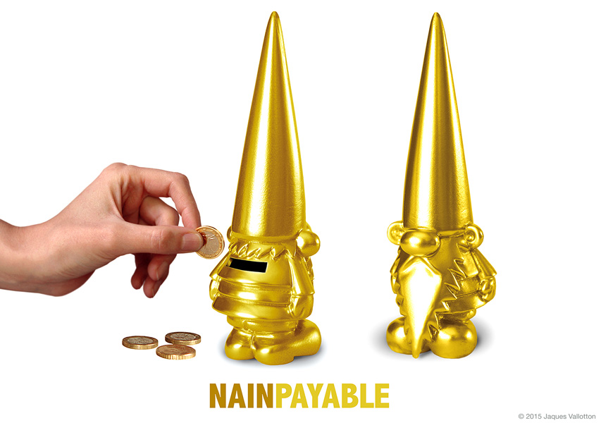 Sculptures Foxtrot nain nainconnu de Jaques Vallotton